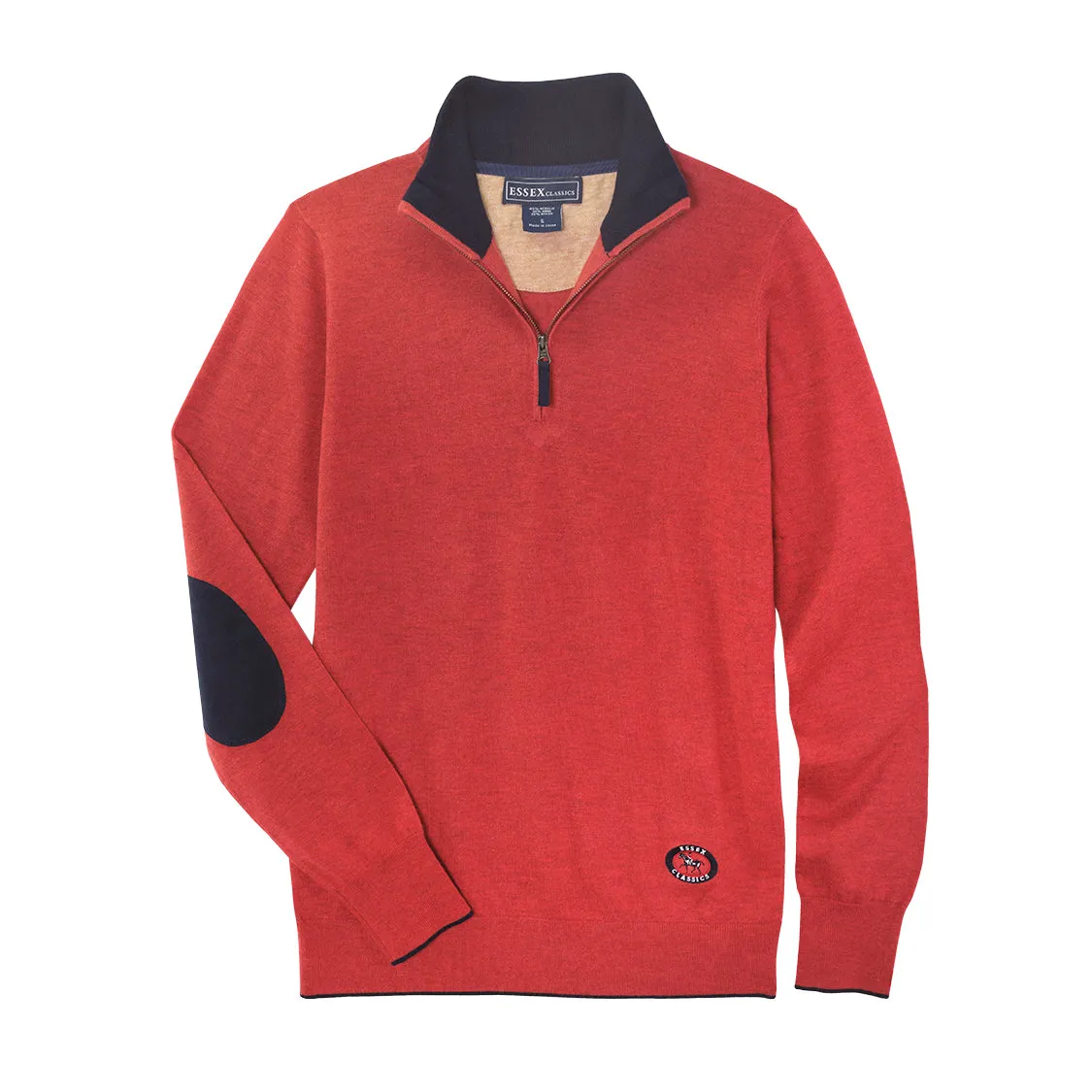 Essex Classics Trey Quarter Zip Sweater