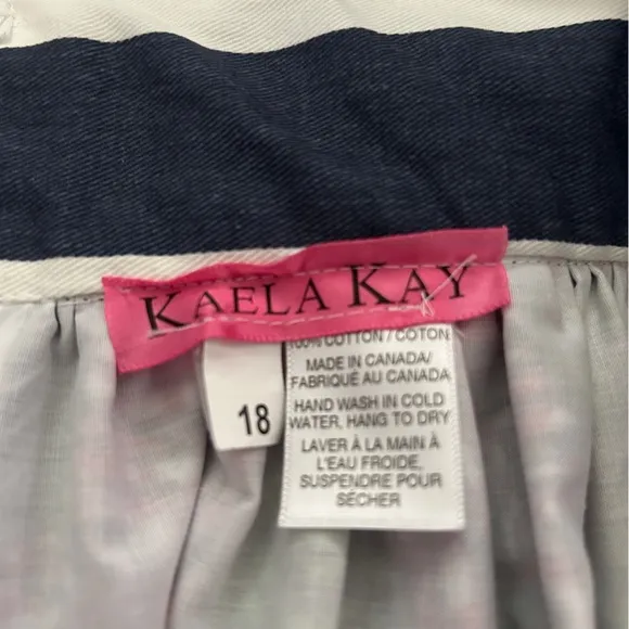EUC Kaela Kay High-Waisted Flare Skirt Size 18