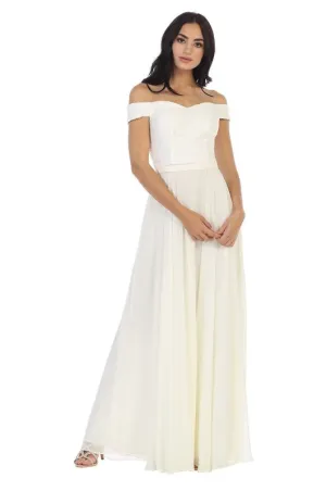 Eva Size M 3283 Dusty Rose Bridesmaid Dress