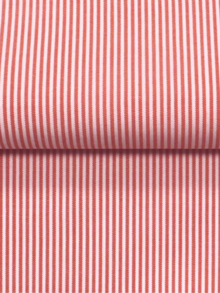 Extreme Cutaway Orange Striped Shirt