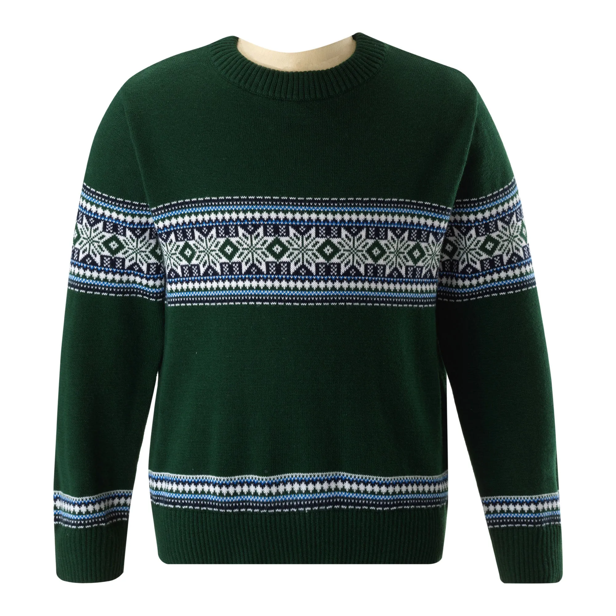 Fairisle Sweater, Green