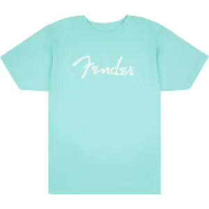 Fender® Spaghetti Logo T-Shirt, Daphne Blue
