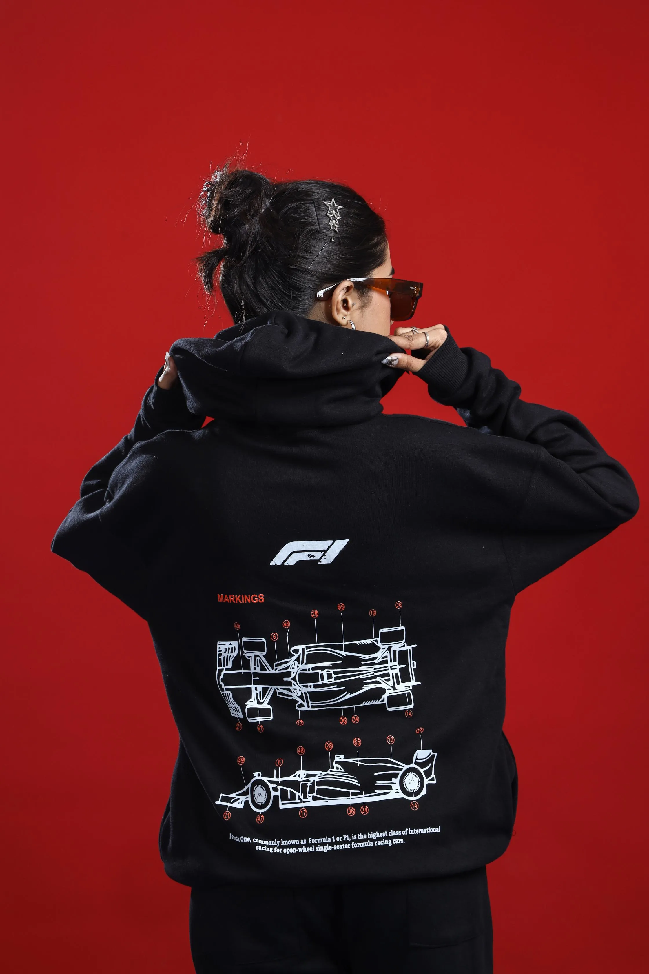 FORMULA 01 OVERSIZED HOODIE