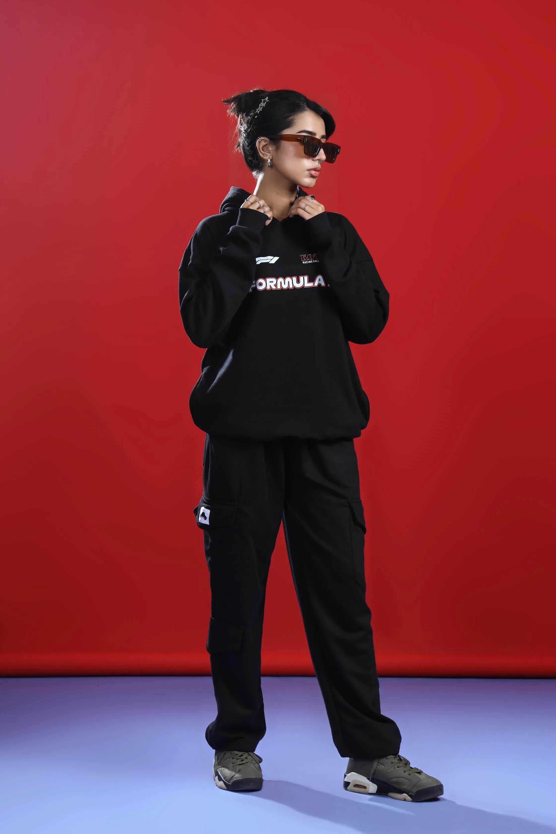 FORMULA 01 OVERSIZED HOODIE