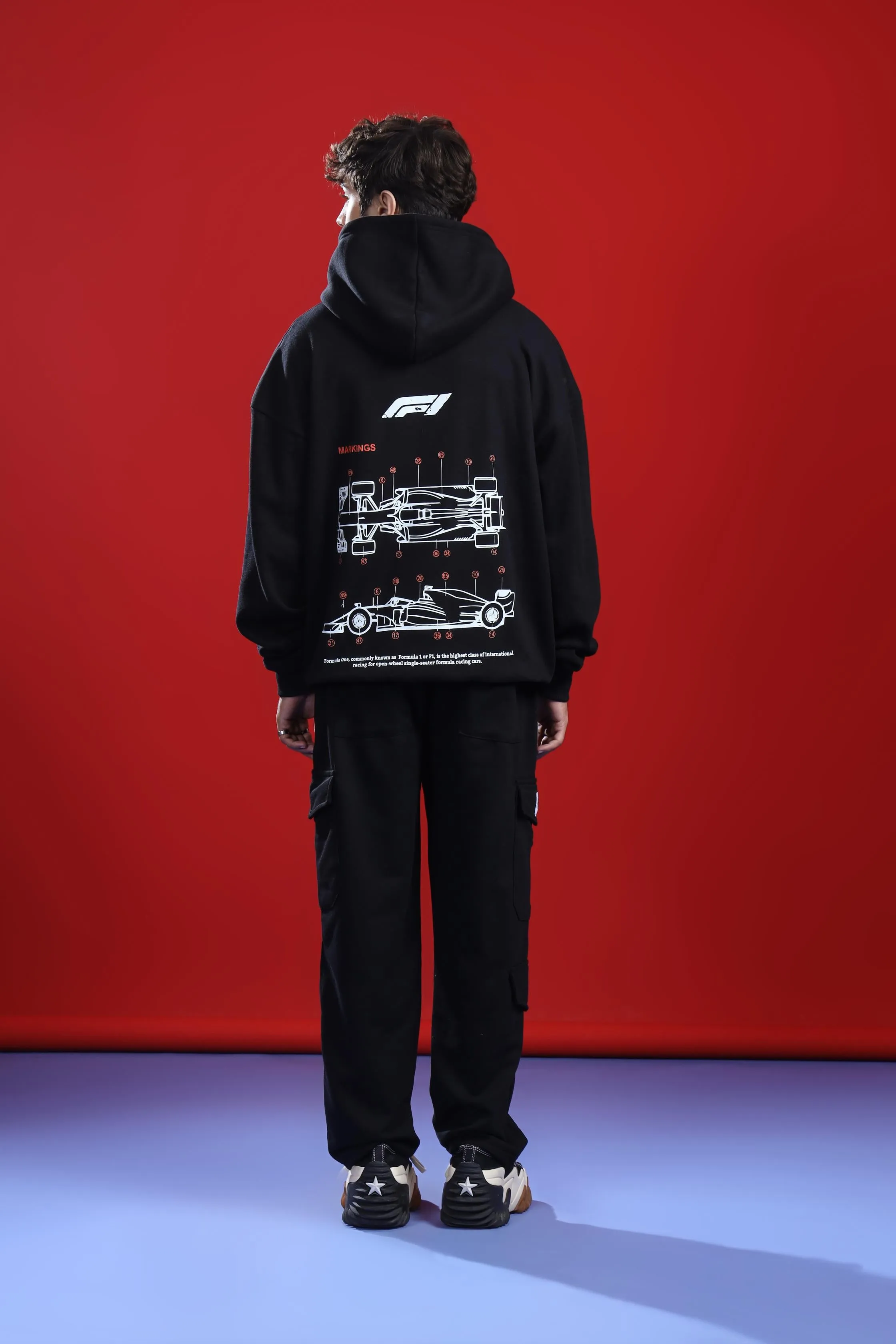 FORMULA 01 OVERSIZED HOODIE
