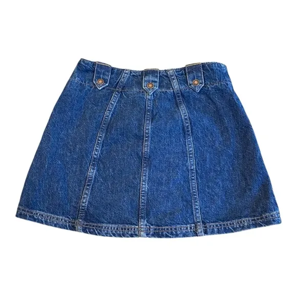 Free People Runaway Denim Mini Skirt in Lake Life Blue Size 25