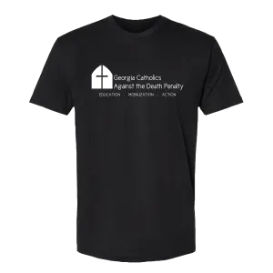 GACADP- Logo on Black T-Shirt