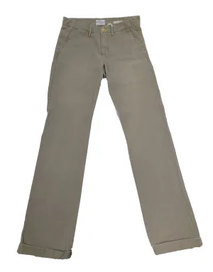 GANT RUGGER Men's Tent Green Canvas Chino Pants 76893