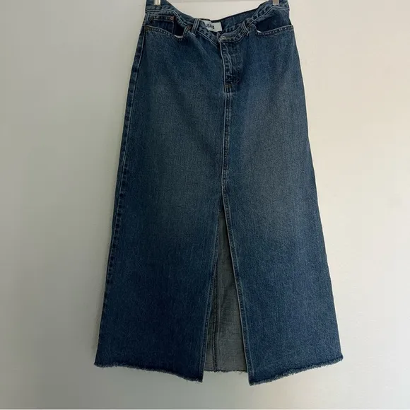 Gap Vintage Denim Maxi Skirt Size 14