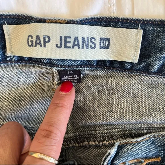 Gap Vintage Denim Maxi Skirt Size 14