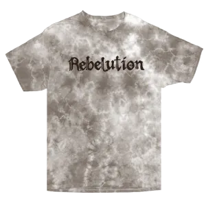 Grey Crystal Washed Logo Tee