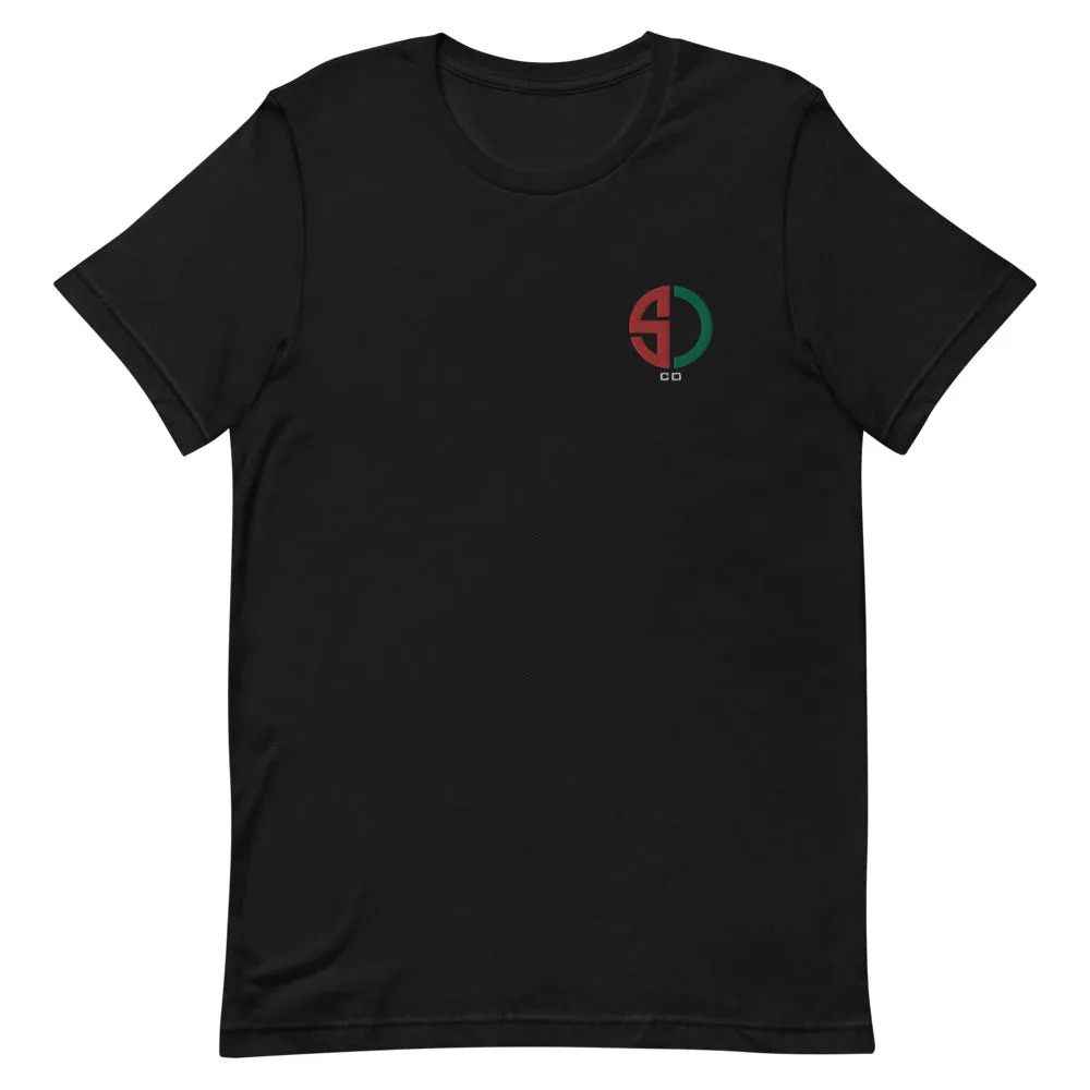 Gucci Inspired SC Embroidered logo T Shirt