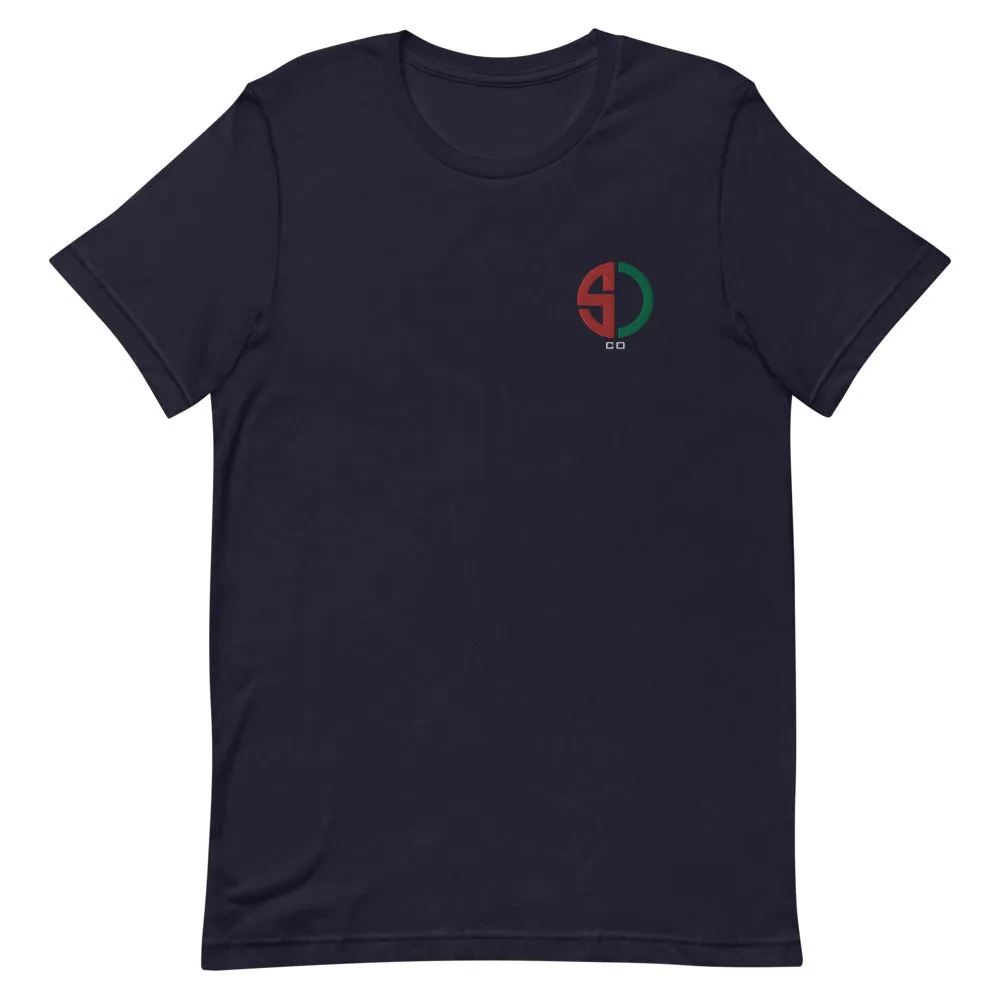 Gucci Inspired SC Embroidered logo T Shirt