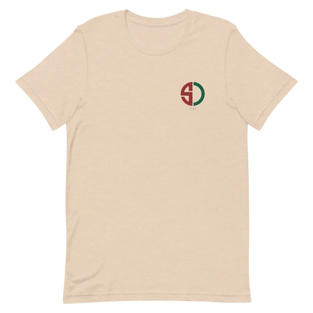 Gucci Inspired SC Embroidered logo T Shirt