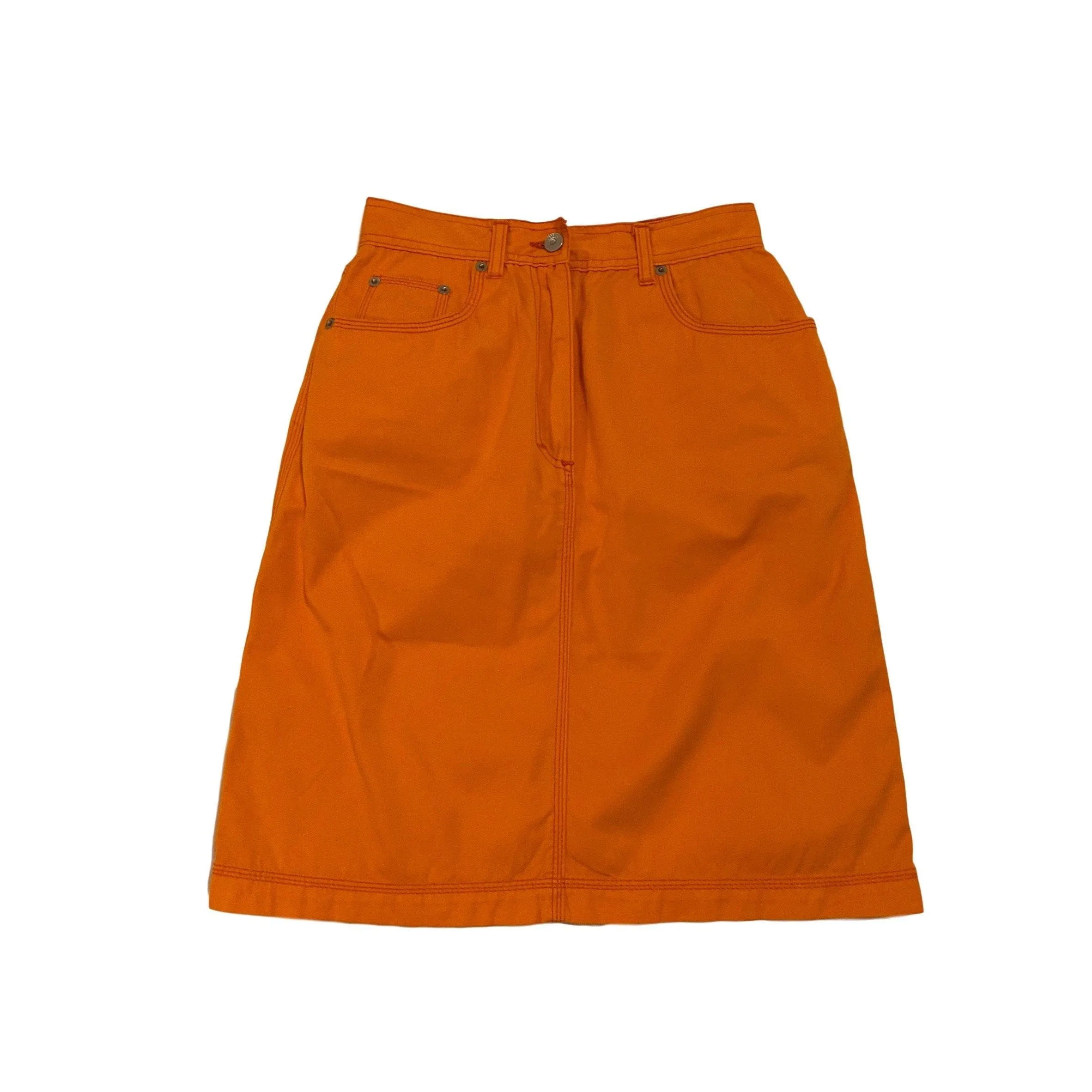 Gucci Orange High Waisted Skirt
