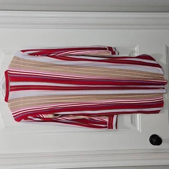 Hale Bob Bamboo Striped Tunic Pajama Shirt