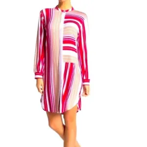 Hale Bob Bamboo Striped Tunic Pajama Shirt