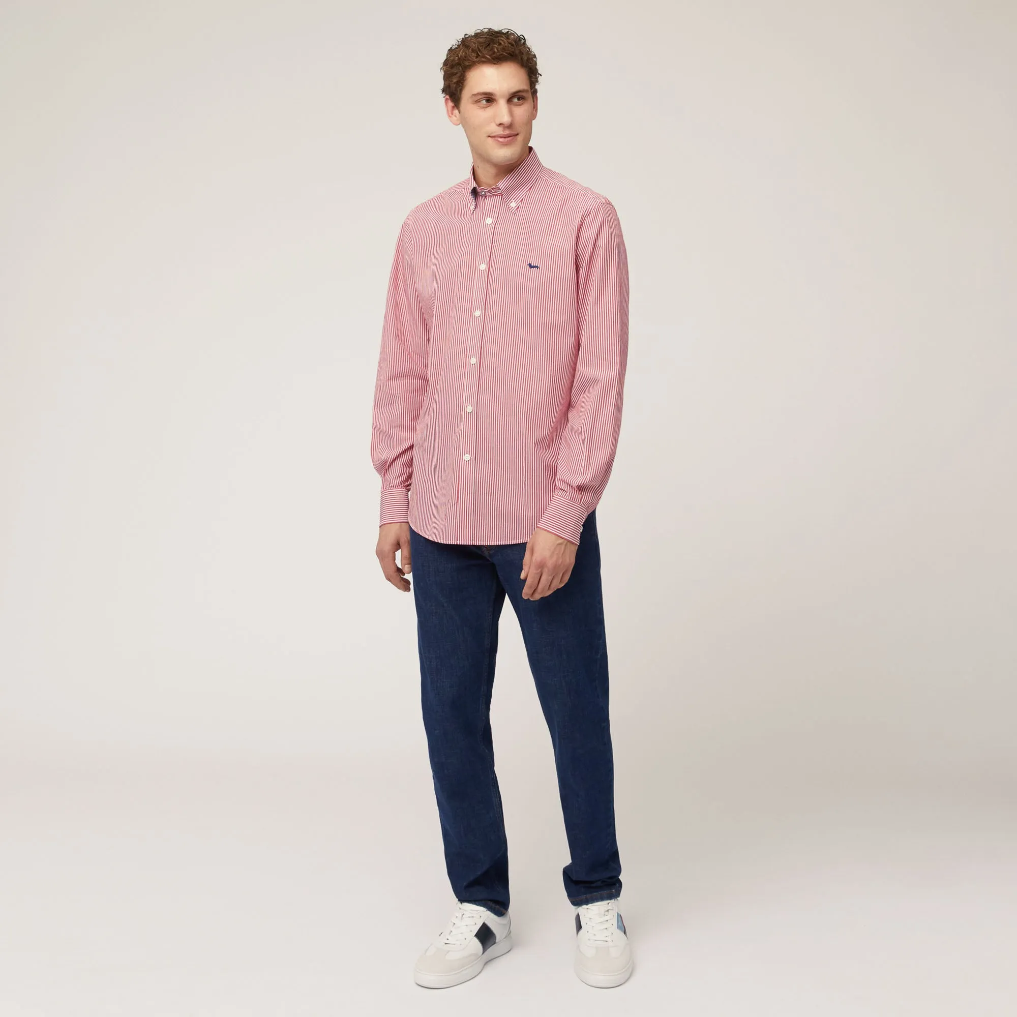 Harmont & Blaine Striped Shirt - Red