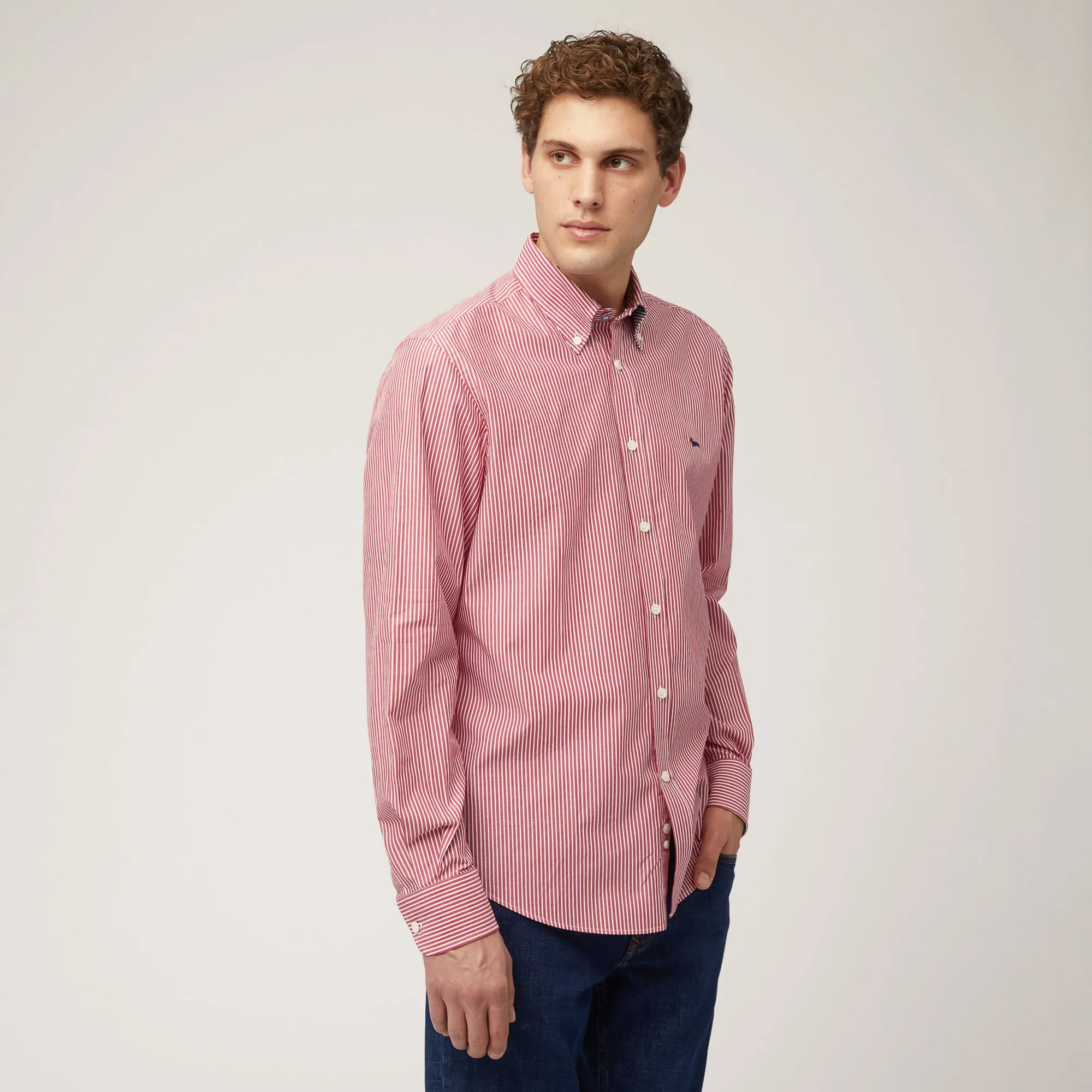 Harmont & Blaine Striped Shirt - Red