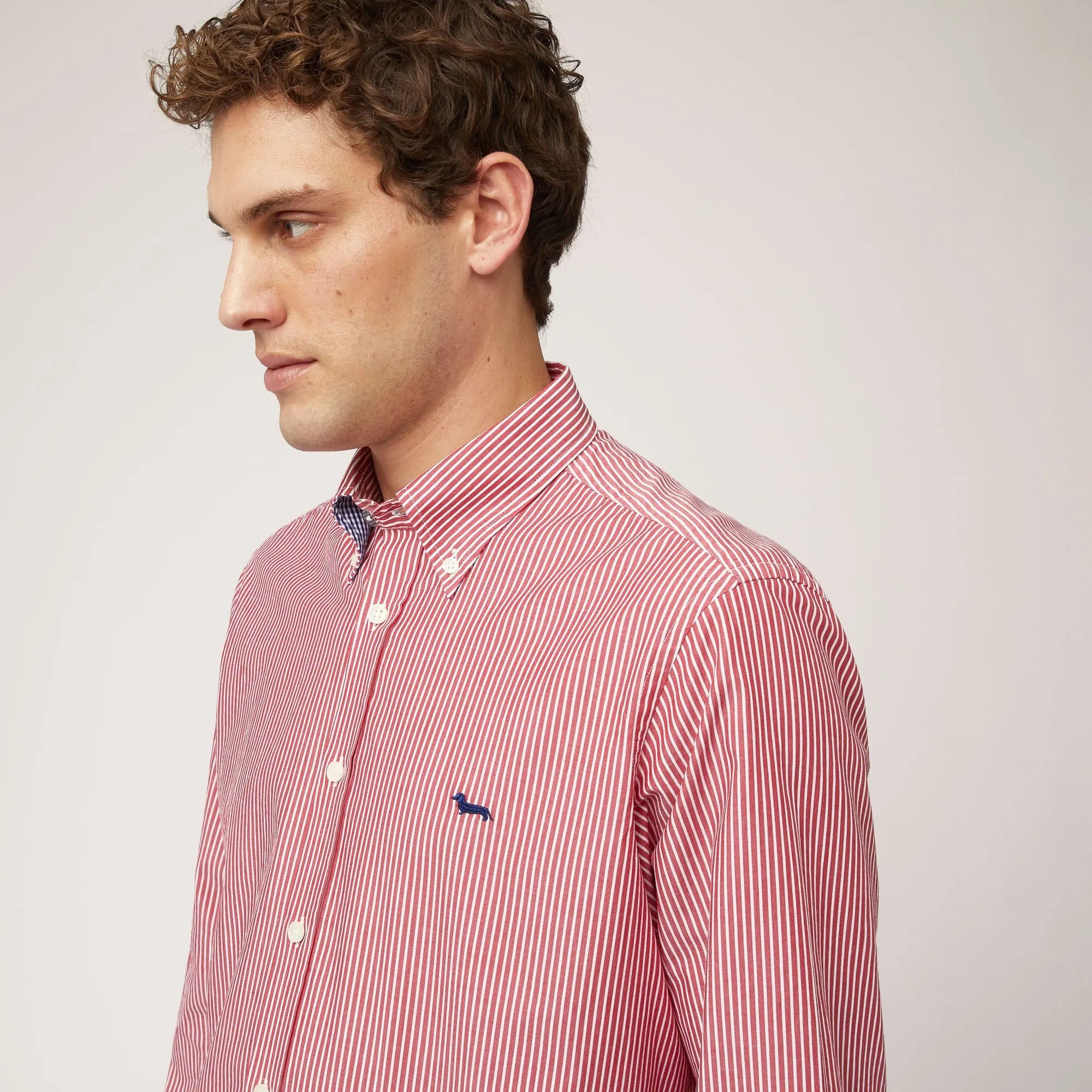 Harmont & Blaine Striped Shirt - Red