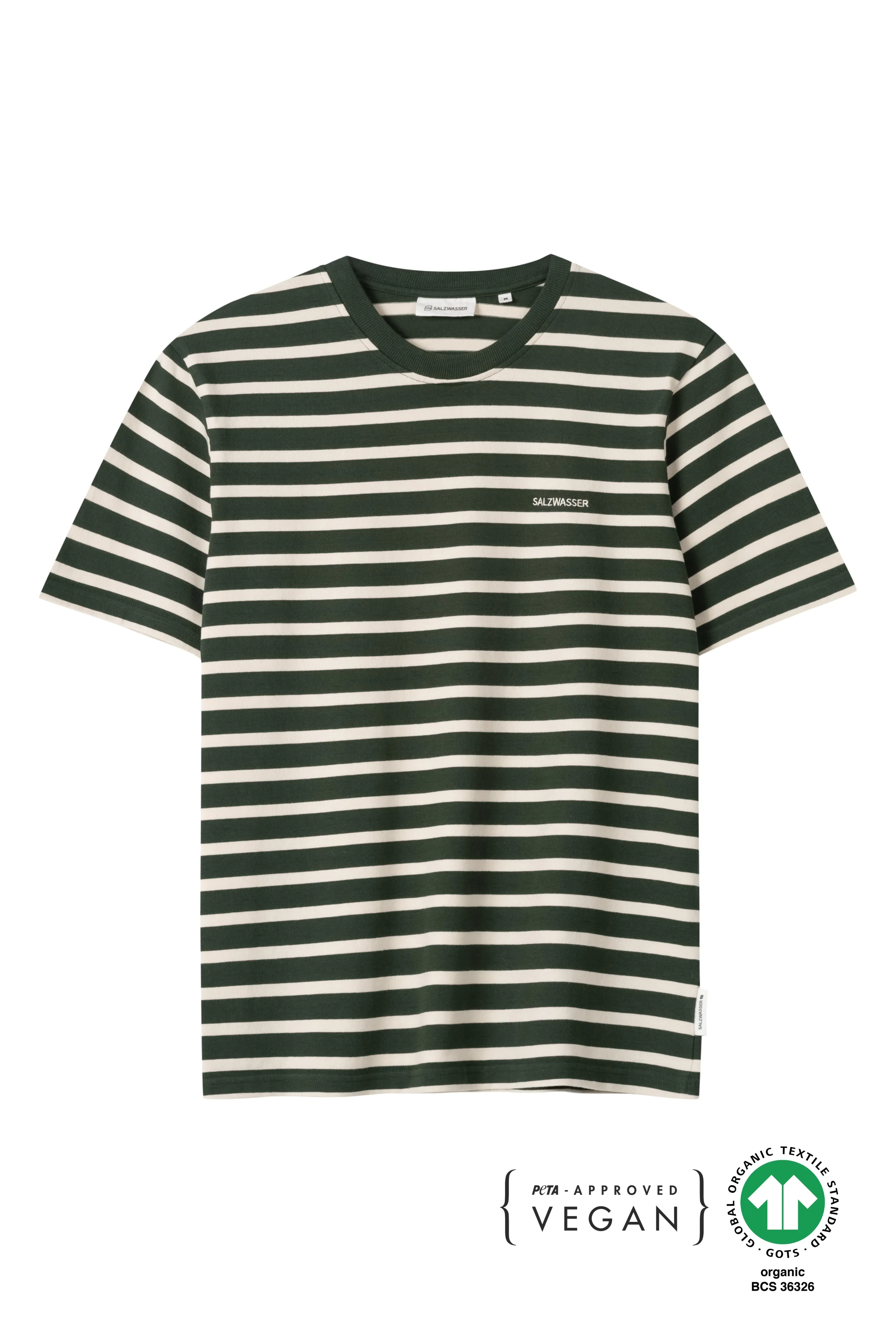 Heavy T-Shirt Jasper Olive-Striped