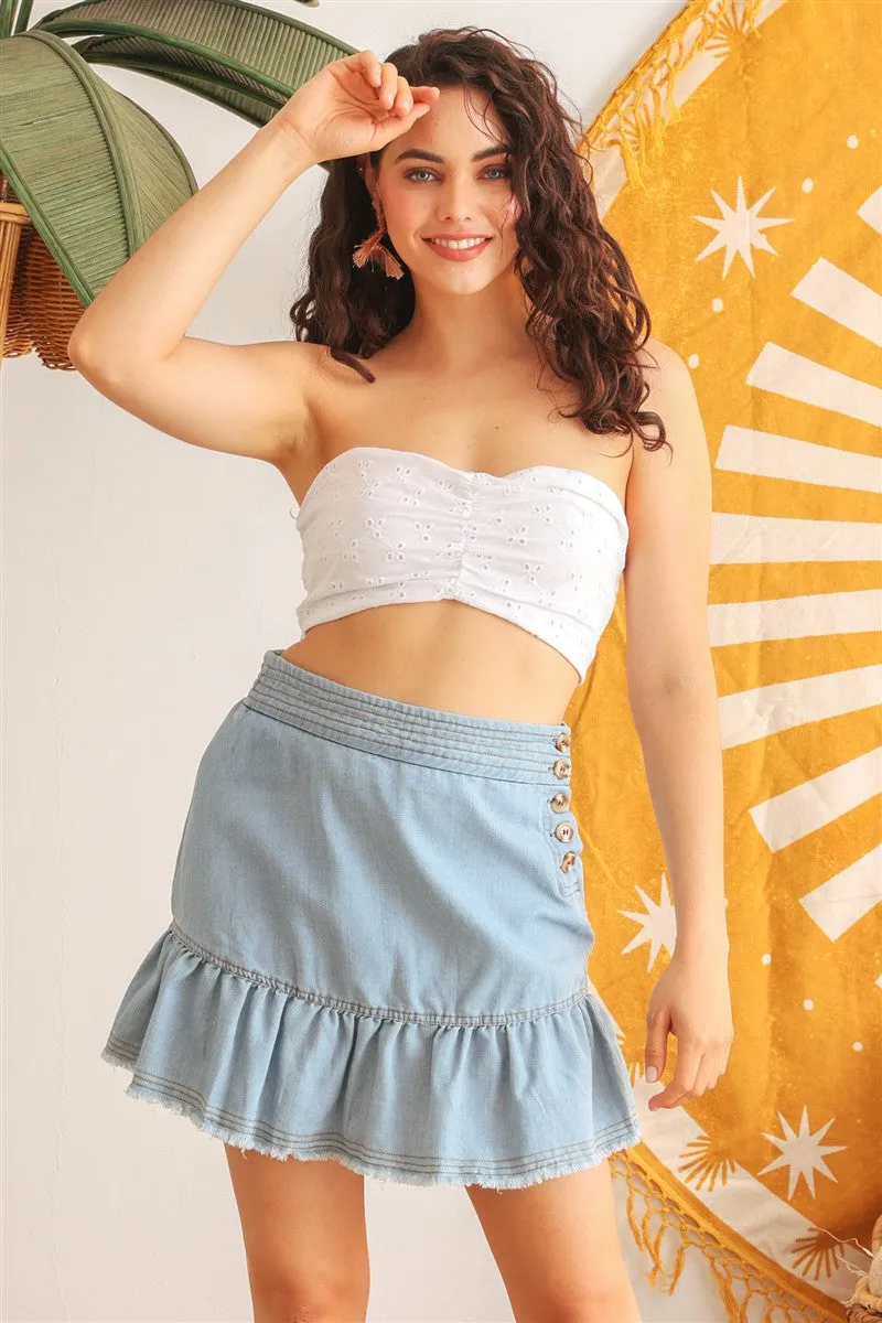 High Waist Mini Skirt