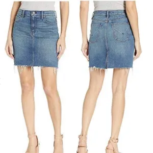 HUDSON Lulu Denim Skirt in Vroom Sz 25