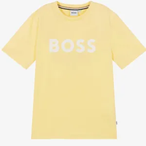 HUGO BOSS - Logo Tee-Shirt - Yellow