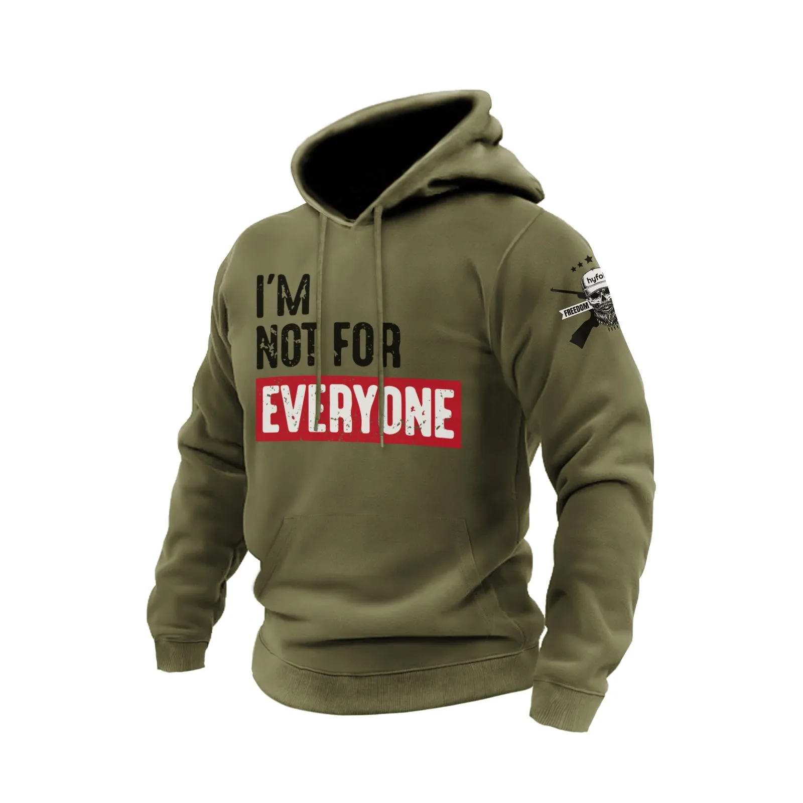 I'M NOT FOR EVERYONE COTTON GRAPHIC HOODIE