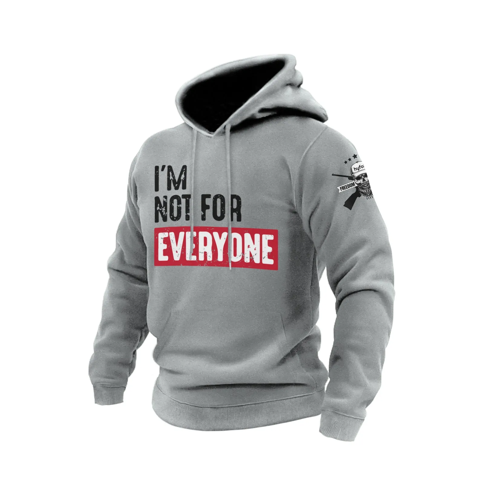 I'M NOT FOR EVERYONE COTTON GRAPHIC HOODIE