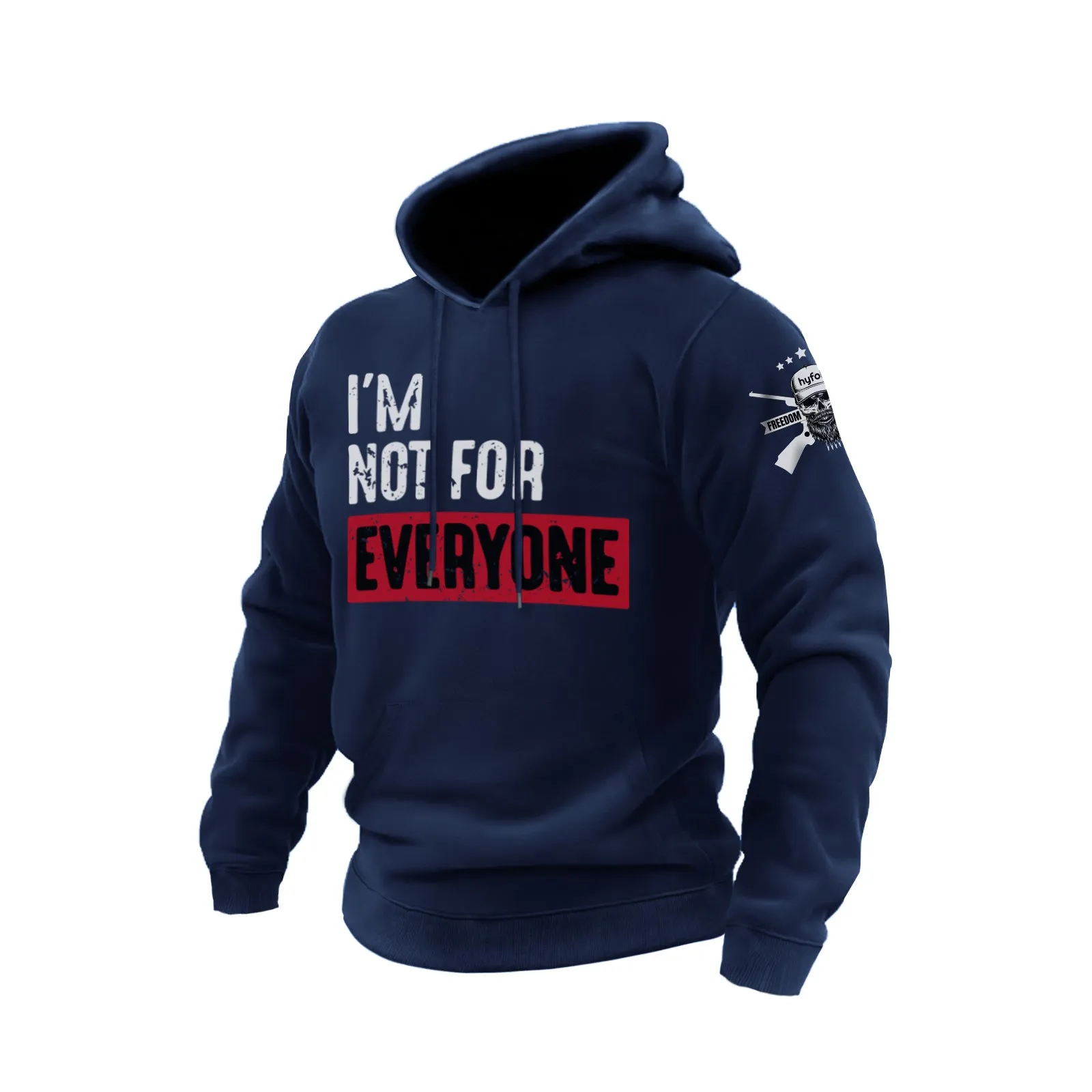 I'M NOT FOR EVERYONE COTTON GRAPHIC HOODIE
