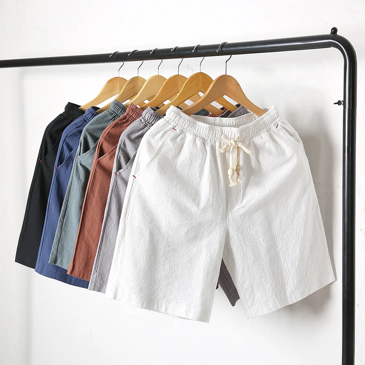 INSTOCK- Men washable cotton cargo shorts.