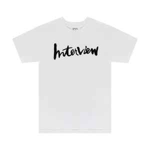 Interview Logo T-shirt - White
