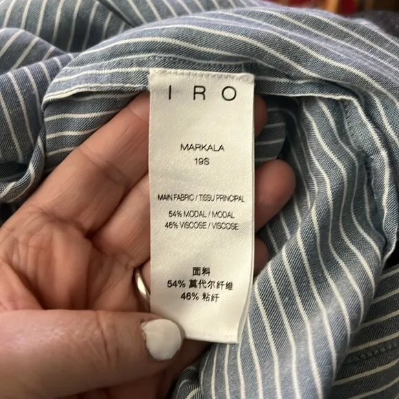 IRO Markala Shirt Dress Striped Women’s 38