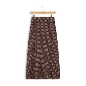 Jacquard A-Line skirt
