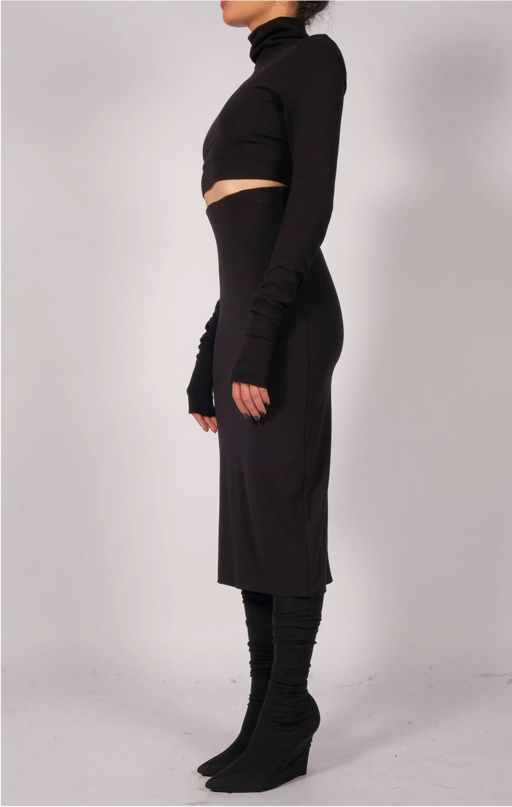 Jersey Skirt Midi