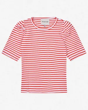Jikolaz Stripe Tee Red Stripe