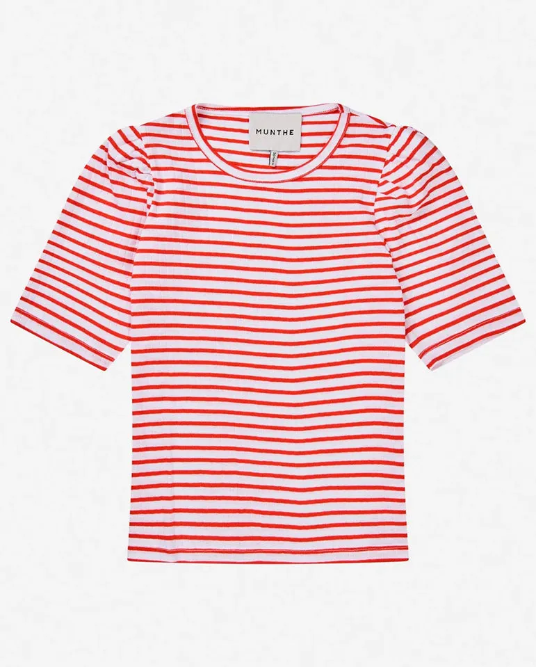 Jikolaz Stripe Tee Red Stripe