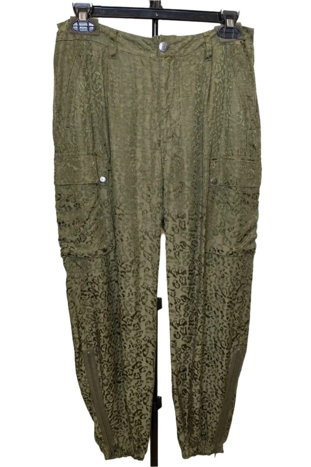 Johnny Was Biya Kiarra Jacquard Cargo Pants B67324 Boho Chic *