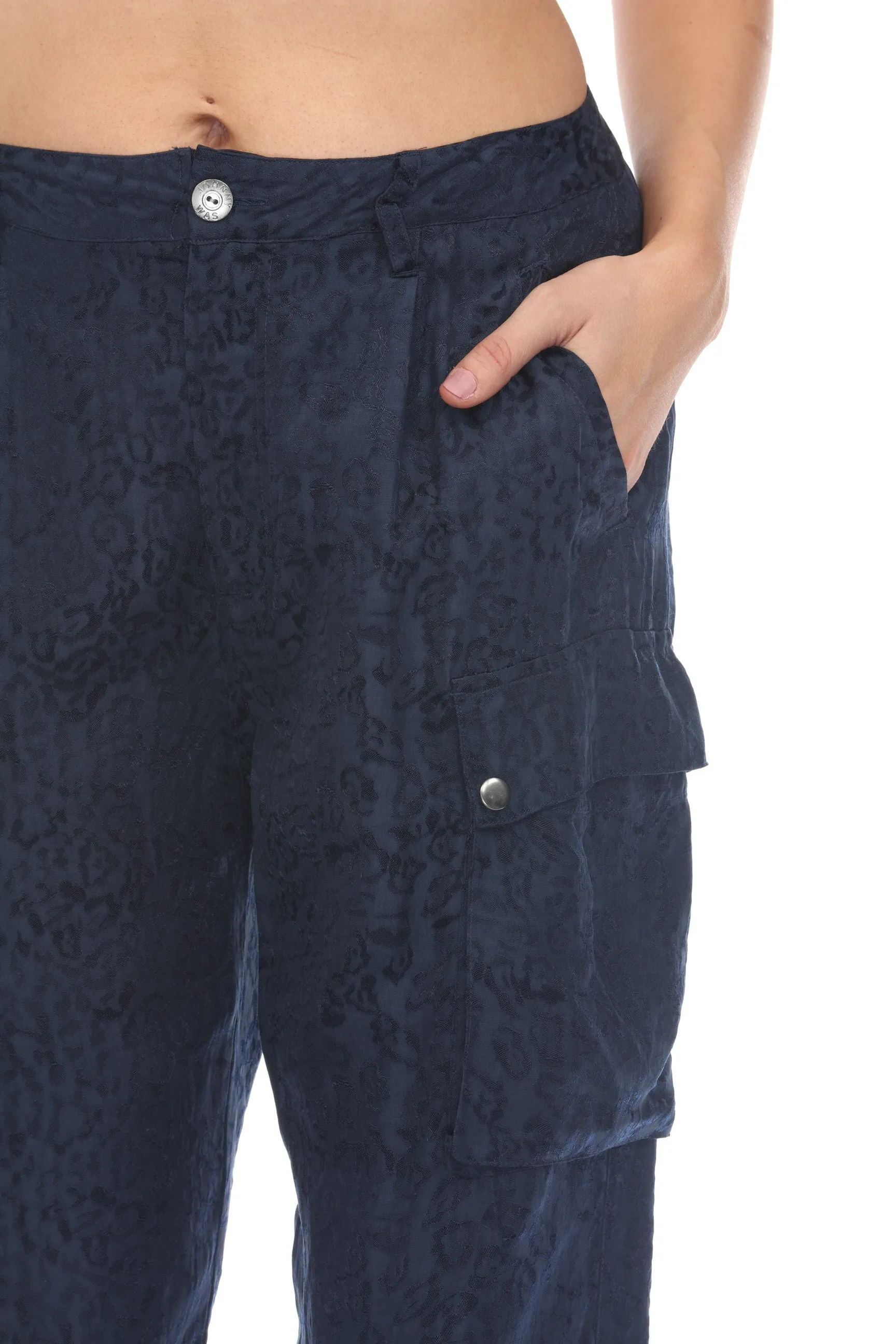 Johnny Was Biya Kiarra Jacquard Cargo Pants B67324 Boho Chic *