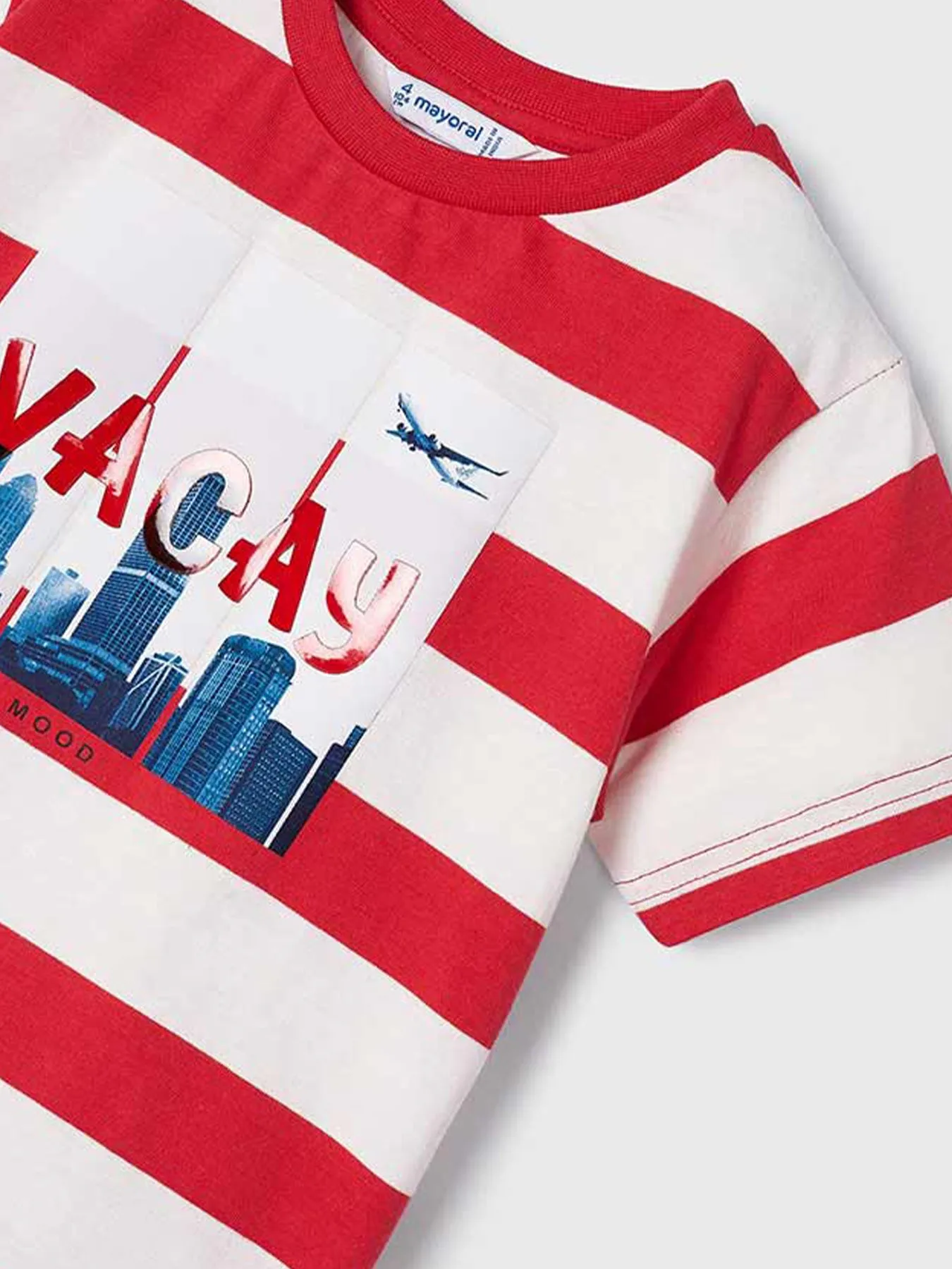 Junior Boy Vacay Striped T-Shirt