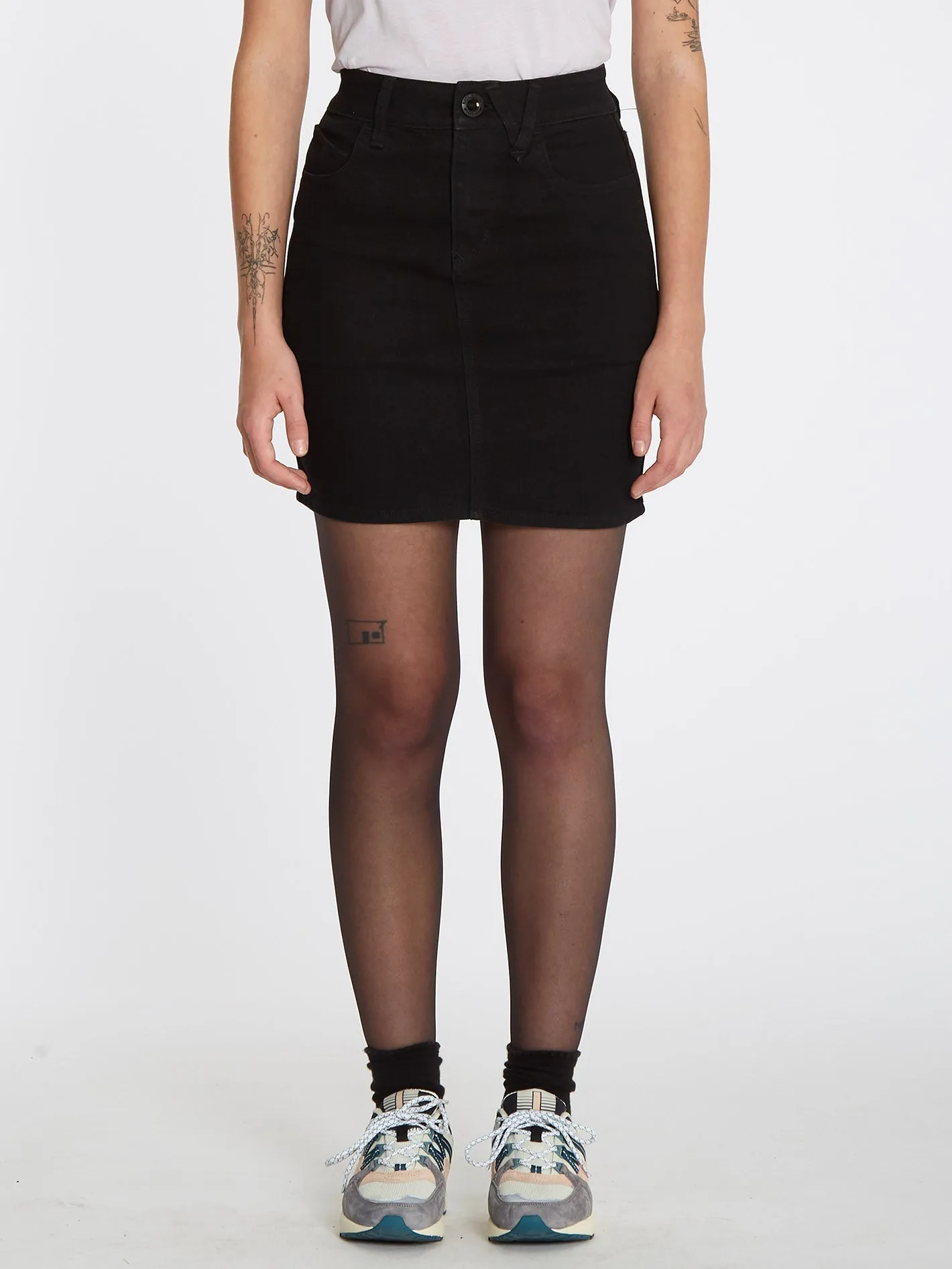 Jupe Weellow Denim - BLACK OUT
