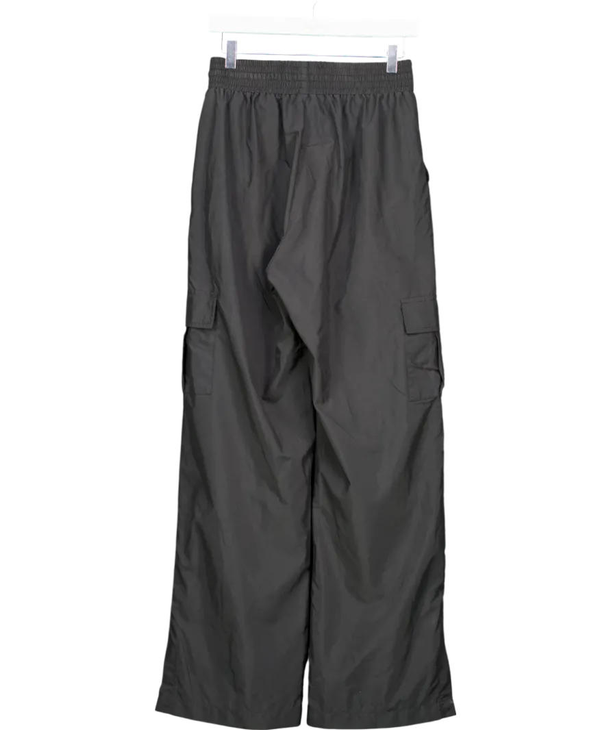 Kaiia the label Split Hem Cargo Trousers Black UK 10