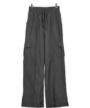 Kaiia the label Split Hem Cargo Trousers Black UK 10