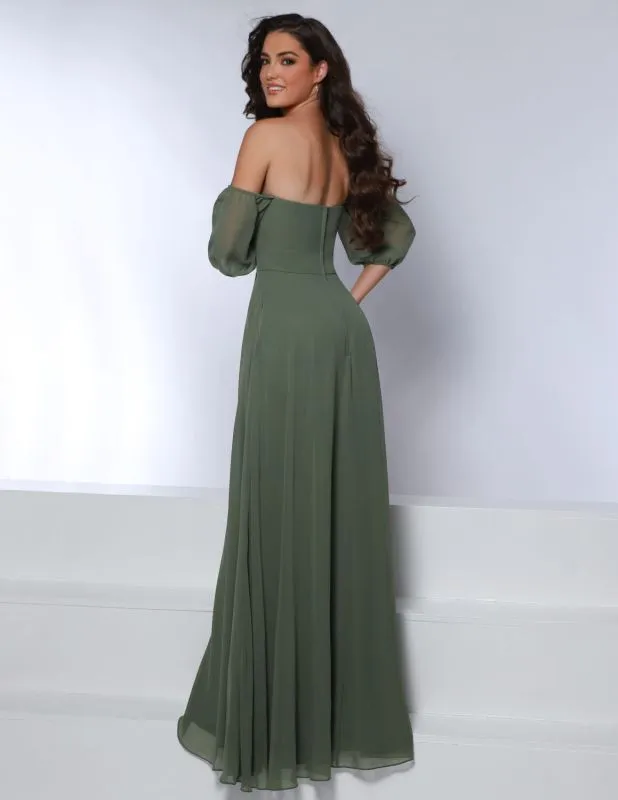 Kanali K Size 10 1893 Evergreen Bridesmaid Dress