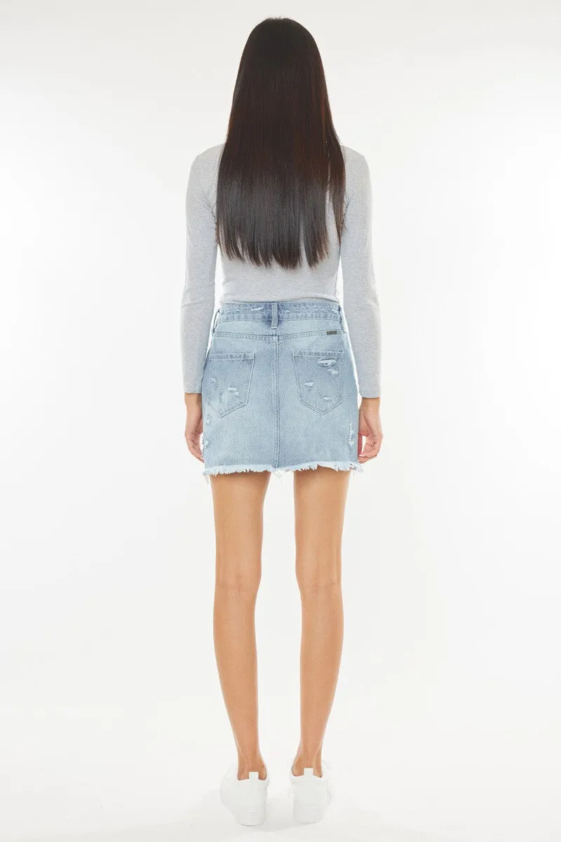 Kancan Distressed Skirt