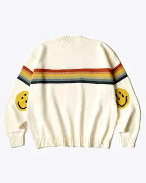 Kapital Rainbow Smiley Sweater