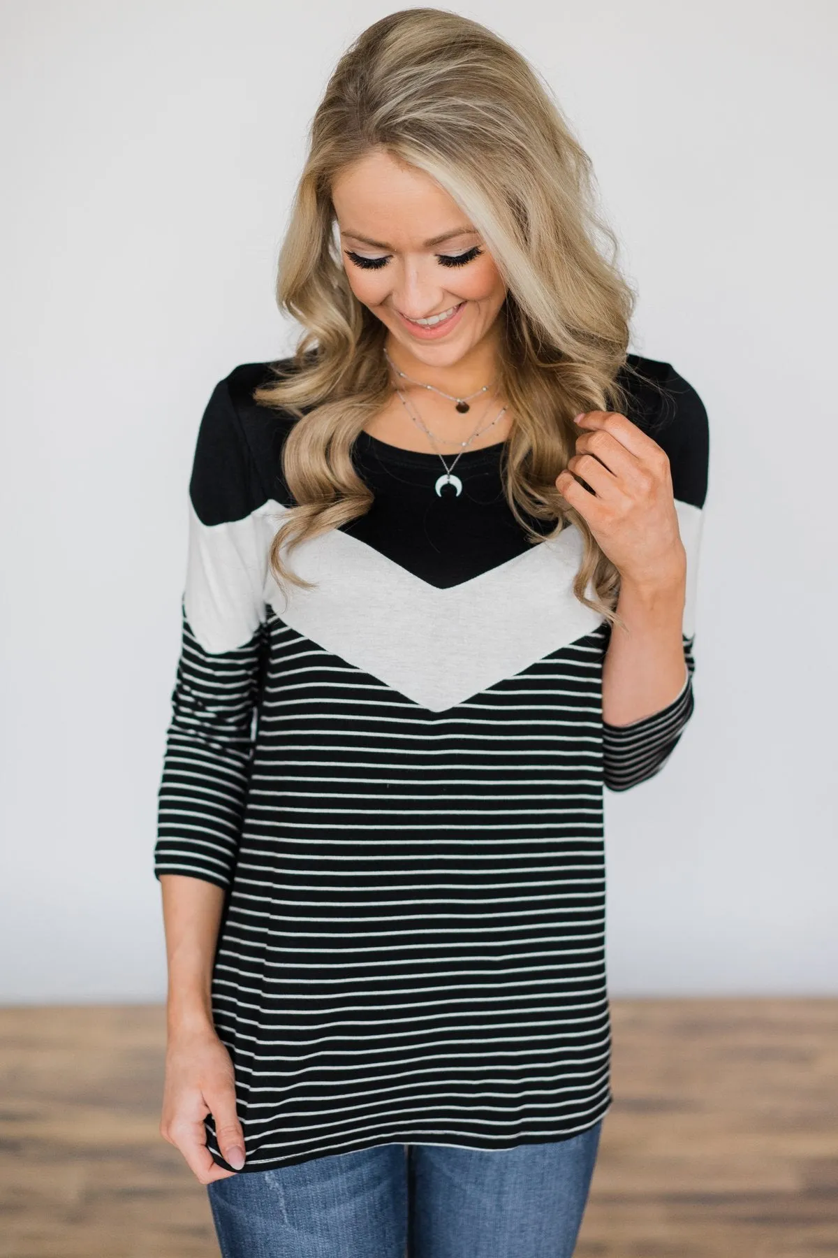 Keeping Promises Striped Top