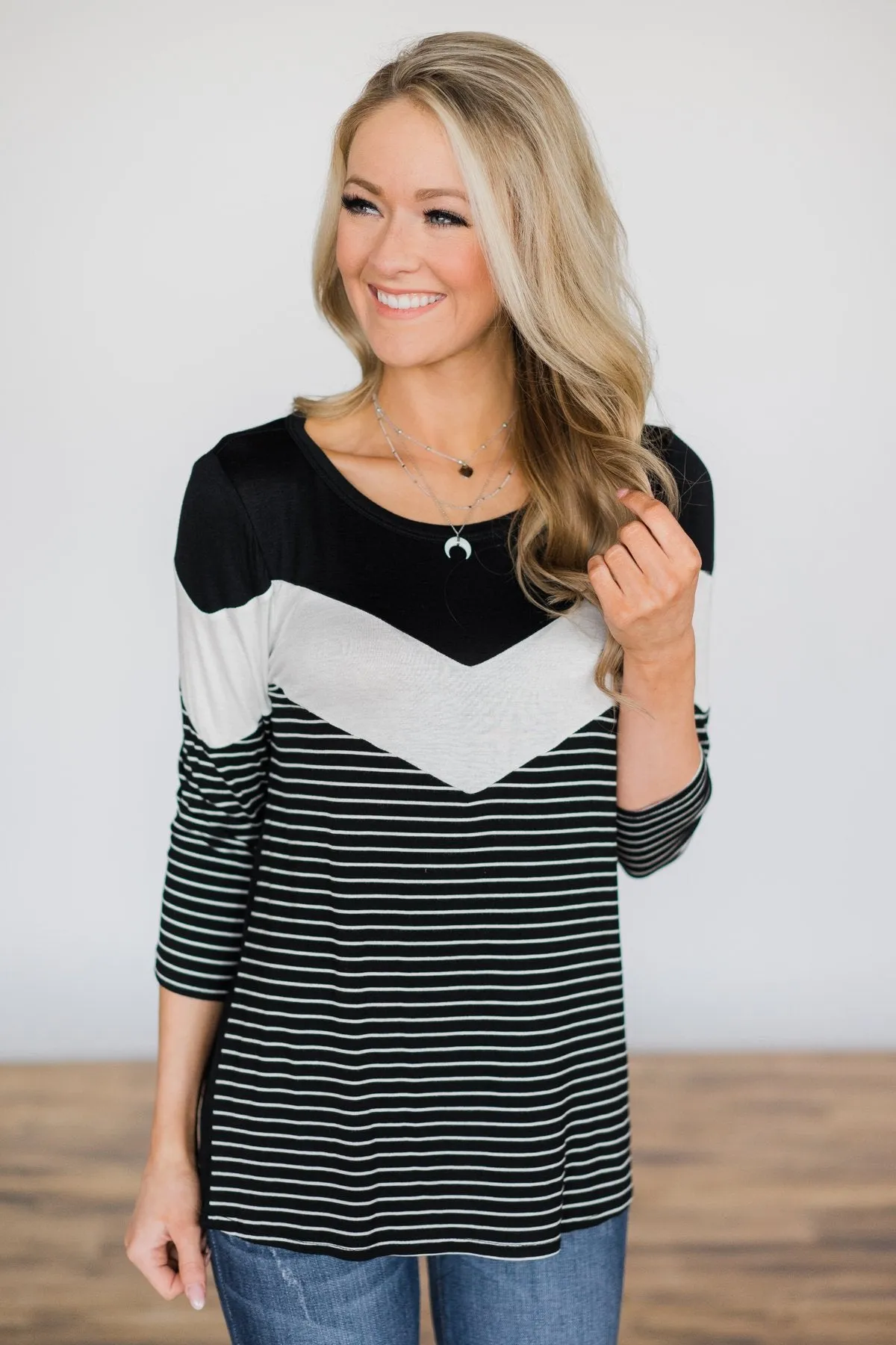 Keeping Promises Striped Top