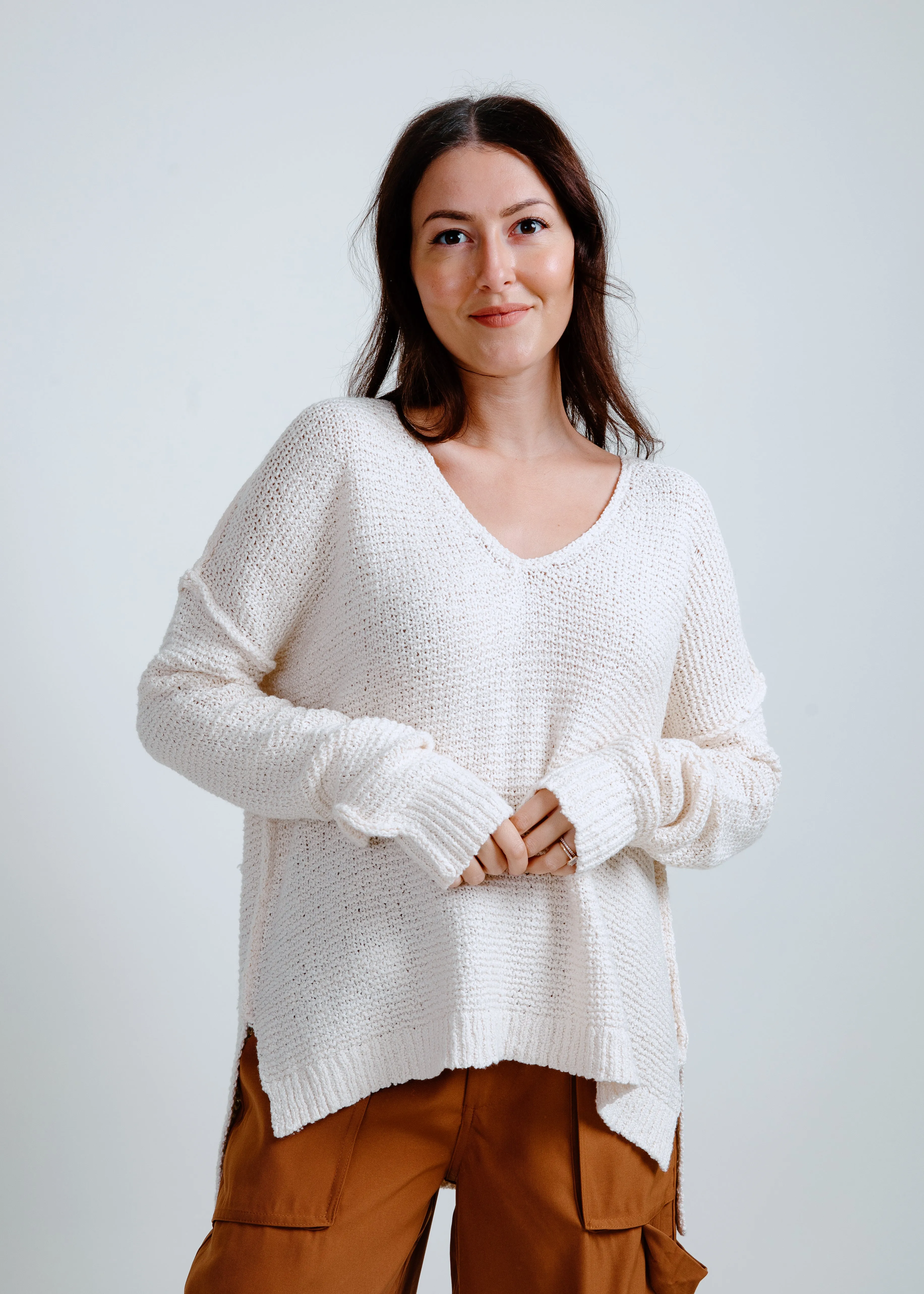Kelly Knit Sweater - Ivory